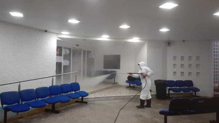 Sanitizan El Hospital Rovirosa Como Medida Preventiva Del Coronavirus