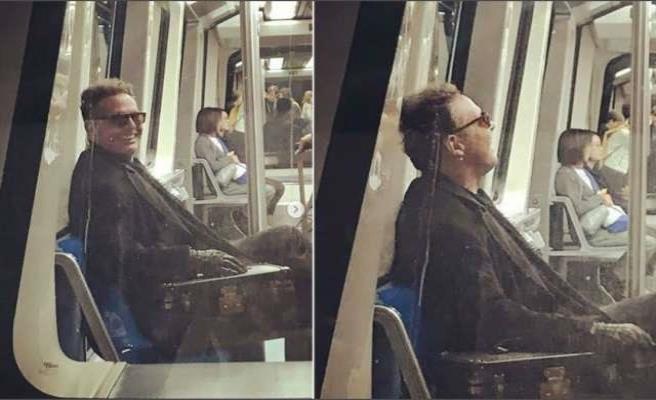 Captan a Luis Miguel en el metro en Madrid Captan a Luis Miguel en el metro en Madrid