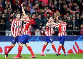 Atlético y Dortmund, con un pie en Cuartos de Champions League Atlético y Dortmund, con un pie en Cuartos de Champions League