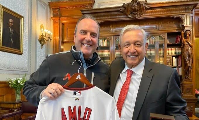 Recibe AMLO a los Diamondbacks de Arizona Recibe AMLO a los Diamondbacks de Arizona
