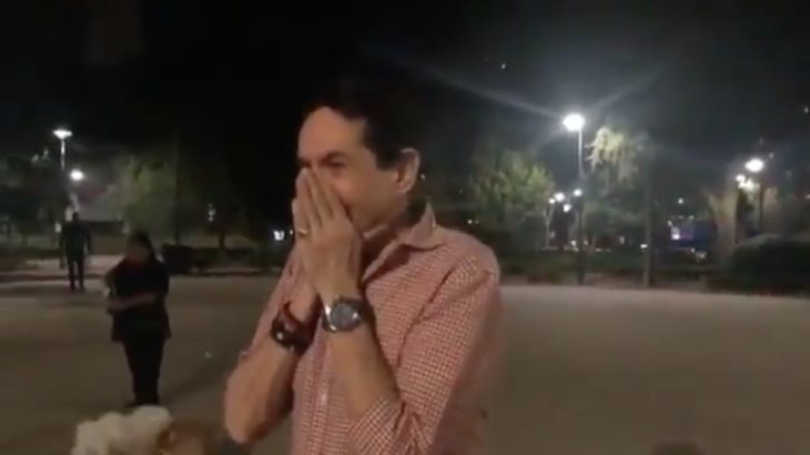 Pepillo Origel inconsolable tras presenciar balacera Pepillo Origel inconsolable tras presenciar balacera