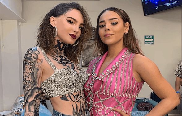 Belinda y Danna Paola juntas en los Spotify Awards Belinda y Danna Paola juntas en los Spotify Awards