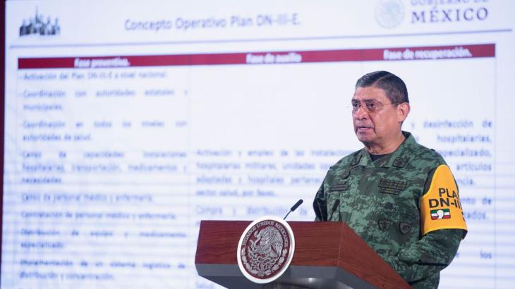 Ponen en marcha plan DN-III tras declaratoria de fase 2 por coronavirus en México Ponen en marcha plan DN-III tras declaratoria de fase 2 por coronavirus en México