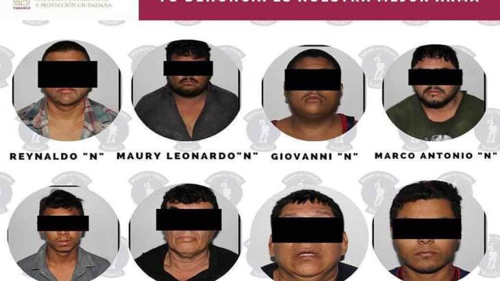Dan prisión preventiva a doce presuntos delincuentes detenidos en Nacajuca Dan prisión preventiva a doce presuntos delincuentes detenidos en Nacajuca
