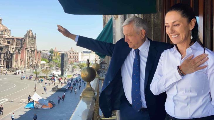 AMLO se reúne con Claudia Sheinbaum para revisar tema del coronavirus AMLO se reúne con Claudia Sheinbaum para revisar tema del coronavirus