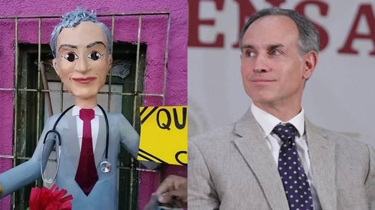 El domador del coronavirus, crean piñatas de Hugo López - Gatell El domador del coronavirus, crean piñatas de Hugo López - Gatell