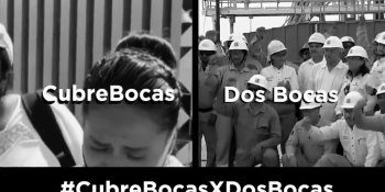 Se suma Felipe Calderón al movimiento #CubreBocasXDosBocas contra refinería en Tabasco 