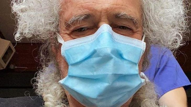 Hospitalizan a Brian May guitarrista de Queen tras accidente Hospitalizan a Brian May guitarrista de Queen tras accidente