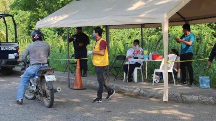 Delimitará Jalapa sus accesos a la cabecera municipal, para reforzar el filtro sanitario Delimitará Jalapa sus accesos a la cabecera municipal, para reforzar el filtro sanitario
