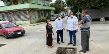 Supervisa Adán Augusto López obras en Paraíso