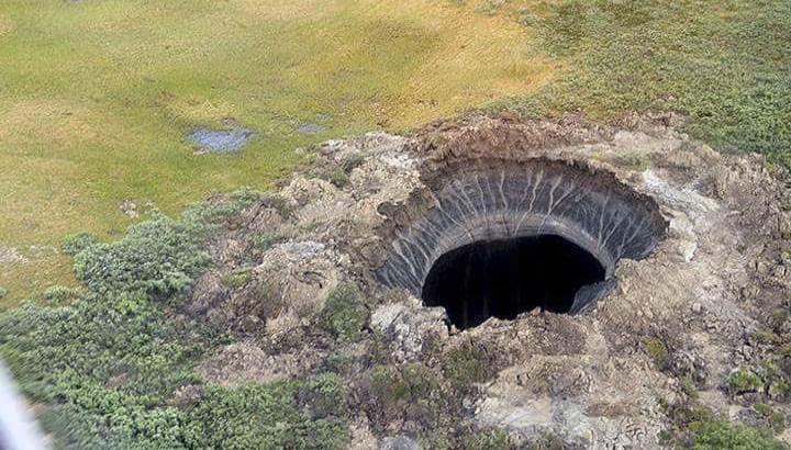Aparece nueva "Puerta del Infierno" al norte de Siberia Aparece nueva "Puerta del Infierno" al norte de Siberia