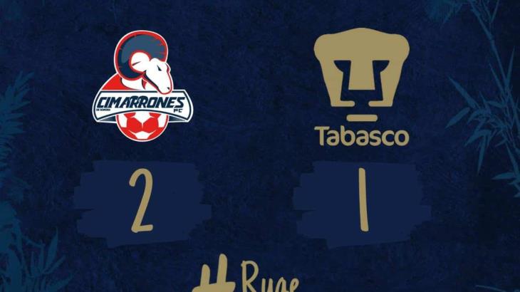 Pumas Tabasco cae ante Cimarrones y pierde ´invicto´ Pumas Tabasco cae ante Cimarrones y pierde ´invicto´