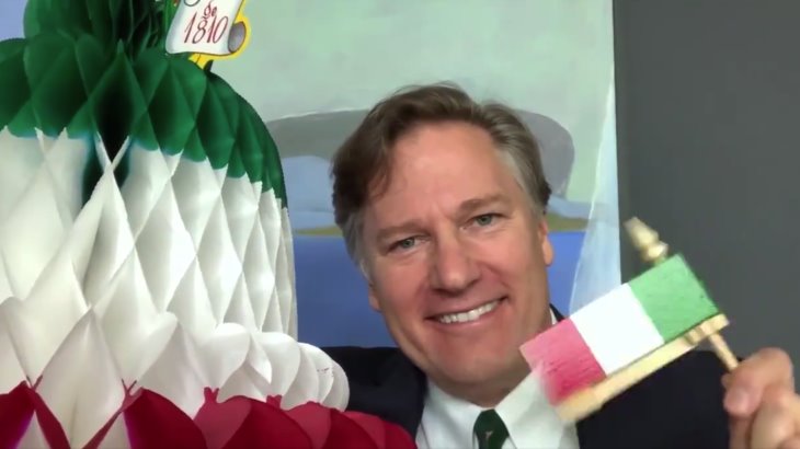 Felicita Christopher Landau a México por el aniversario de la Independencia Felicita Christopher Landau a México por el aniversario de la Independencia
