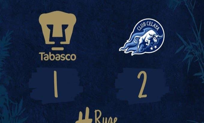 Pumas Tabasco suma segunda derrota al hilo; Celaya, el único invicto Pumas Tabasco suma segunda derrota al hilo; Celaya, el único invicto