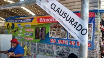 Clausura ayuntamiento de Centro locales que vendían cárnicos en tianguis de Casa Blanca