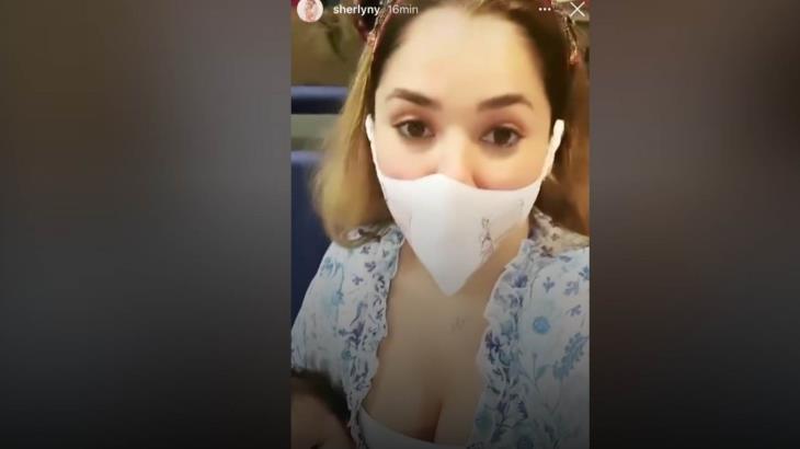 Sherlyn busca salir de último momento de Cancún ante huracán Delta Sherlyn busca salir de último momento de Cancún ante huracán Delta