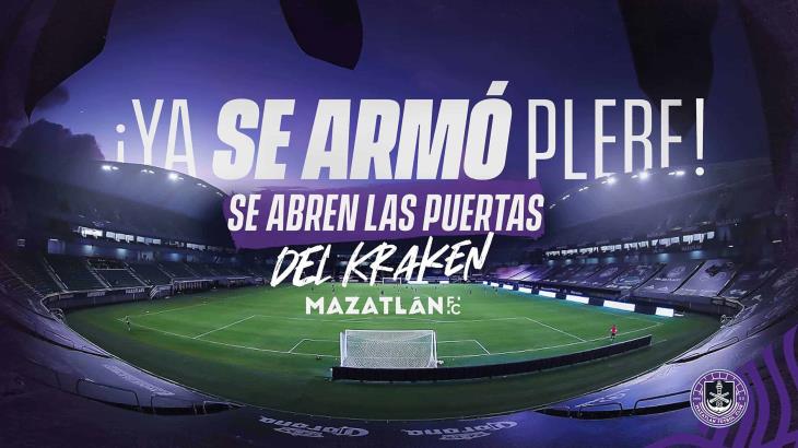 ´El Kraken´ abrirá con 30% de aforo, ventila el Mazatlán FC ´El Kraken´ abrirá con 30% de aforo, ventila el Mazatlán FC