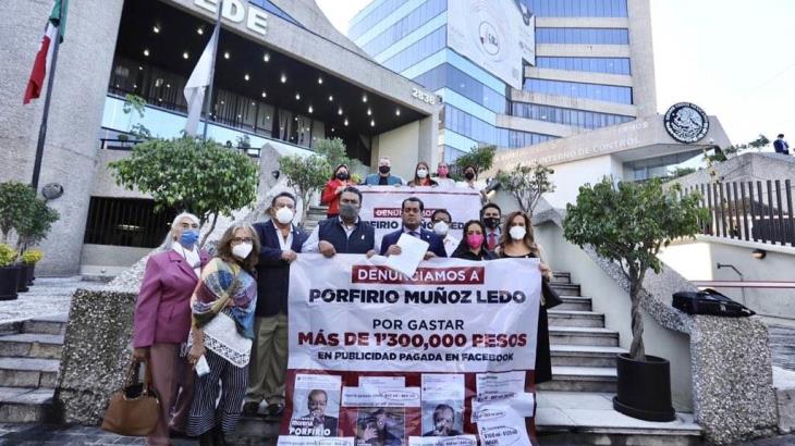 Denuncian ante la FEDE a Muñoz Ledo, por gasto de más de un millón de pesos en Facebook Denuncian ante la FEDE a Muñoz Ledo, por gasto de más de un millón de pesos en Facebook