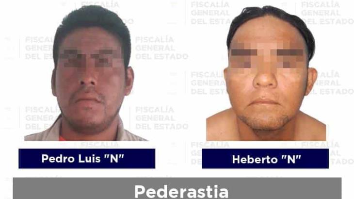 Asegura FGE a cuatro personas por pederastia, lesiones e incumplimiento familiar Asegura FGE a cuatro personas por pederastia, lesiones e incumplimiento familiar