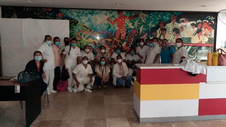 Inician paro indefinido trabajadores federalizados de salud en Tabasco Inician paro indefinido trabajadores federalizados de salud en Tabasco