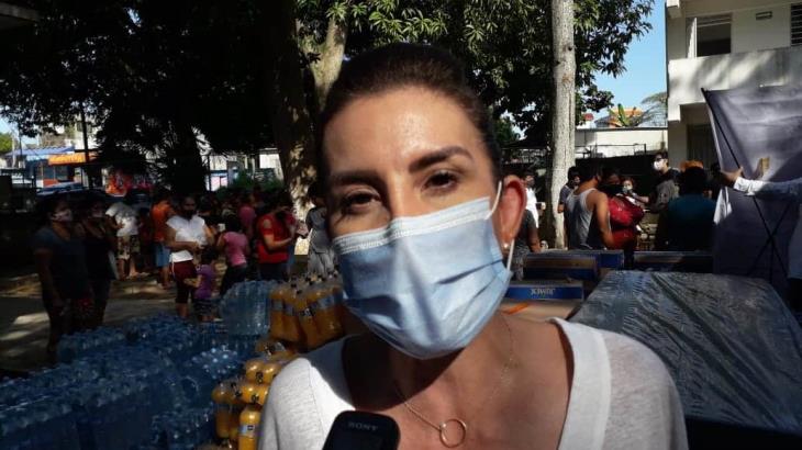 Entregan en albergues de Centro 9 toneladas de alimentos acopiados en Ciudad de México y Tabasco Entregan en albergues de Centro 9 toneladas de alimentos acopiados en Ciudad de México y Tabasco
