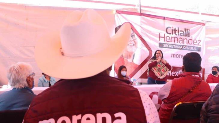 Espera Citlalli Hernández que Mario Delgado y Porfirio Muñoz le bajen al nivel de confrontación Espera Citlalli Hernández que Mario Delgado y Porfirio Muñoz le bajen al nivel de confrontación
