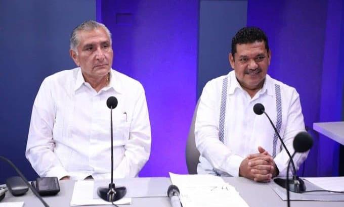 Considera Adán Augusto una "mentira", señalamientos de que Javier May hace campaña con apoyos de Bienestar Considera Adán Augusto una "mentira", señalamientos de que Javier May hace campaña con apoyos de Bienestar