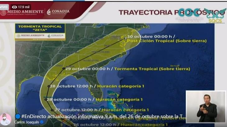 Suspenden actividades laborales en 7 municipios de Quintana Roo por huracán "Zeta" Suspenden actividades laborales en 7 municipios de Quintana Roo por huracán "Zeta"