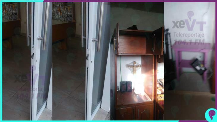 Sufre la parroquia de San Marcos un nuevo asalto; se llevan equipo de sonidos y objetos sagrados Sufre la parroquia de San Marcos un nuevo asalto; se llevan equipo de sonidos y objetos sagrados