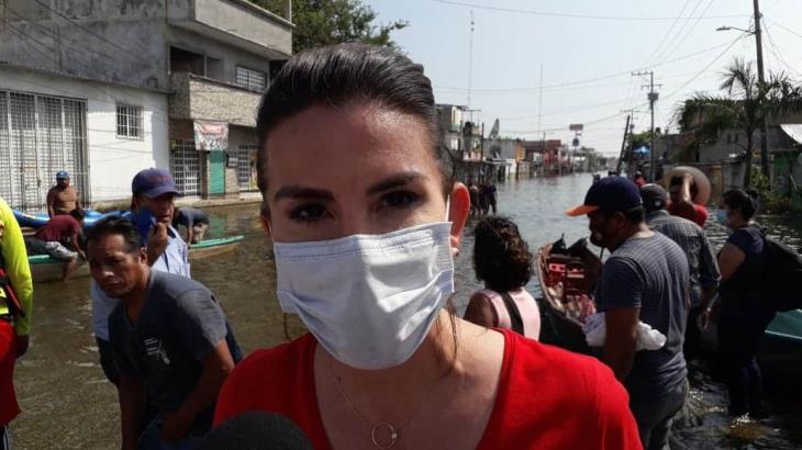 Espera Soraya Pérez que AMLO se "ponga botas" y visite zonas inundadas en su regreso a Tabasco Espera Soraya Pérez que AMLO se "ponga botas" y visite zonas inundadas en su regreso a Tabasco