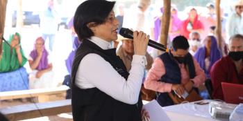 "Aquí les tocó vivir y hay que adaptarse", dice directora de CONAGUA al referirse a las anegaciones presentadas en Tabasco