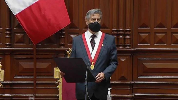 Francisco Rafael Sagasti, rinde protesta como nuevo presidente de Perú Francisco Rafael Sagasti, rinde protesta como nuevo presidente de Perú