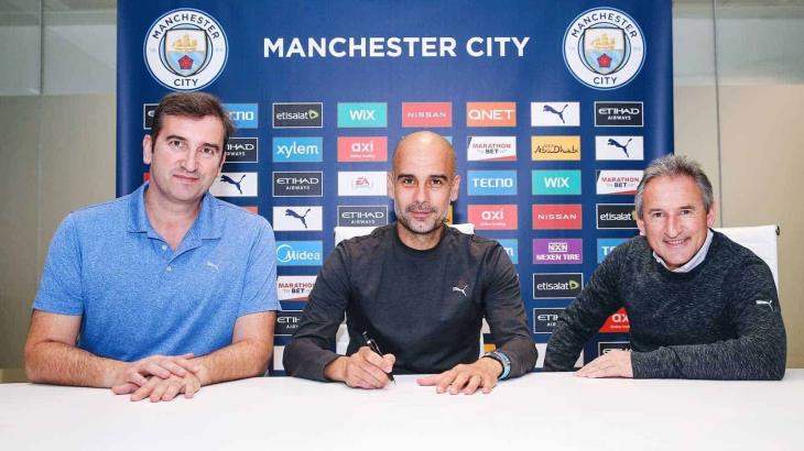 Pep Guardiola renueva con Manchester City hasta 2023 Pep Guardiola renueva con Manchester City hasta 2023