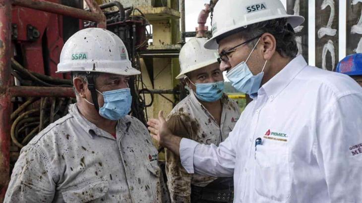 Supervisa Octavio Romero, pozos petroleros de Tabasco Supervisa Octavio Romero, pozos petroleros de Tabasco