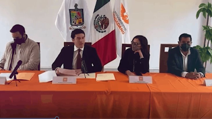 Recibe Samuel García constancia de precandidato de MC a la gubernatura de Nuevo León Recibe Samuel García constancia de precandidato de MC a la gubernatura de Nuevo León