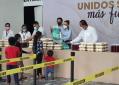 Donan habitantes y alcaldía de Iztacalco en CDMX seis toneladas de víveres a damnificados de Tabasco