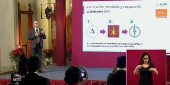 Inicio de la vacunación en México será en CDMX, Toluca y Querétaro, se inocularán a 2 mil 975 trabajadores del sector salud: López-Gatell