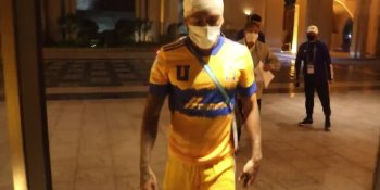 Javier Aquino, con contusión sin daños neurológicos y dos puntos