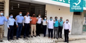 Maestros no se equivocan en apoyar a la 4T, señala MORENA en inauguración de nueva sede de Fuerza Turquesa