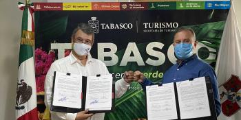 Firman Turismo Tabasco y Vasanta, convenio de conectividad a internet a bajo costo