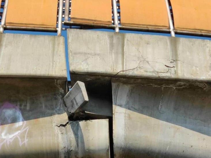 Circulan en redes sociales fotos de estaciones del Metro con estructuras dañadas Circulan en redes sociales fotos de estaciones del Metro con estructuras dañadas