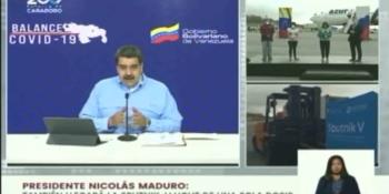 Anuncia Nicolás Maduro llegada de 500 mil dosis de la vacuna Sputnik V a Venezuela 