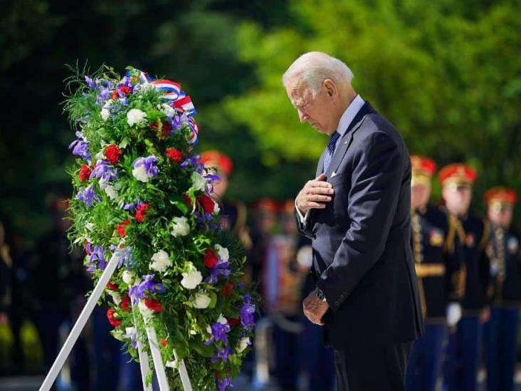 Honra Biden a los soldados caídos de Estados Unidos en guerras por la libertad Honra Biden a los soldados caídos de Estados Unidos en guerras por la libertad