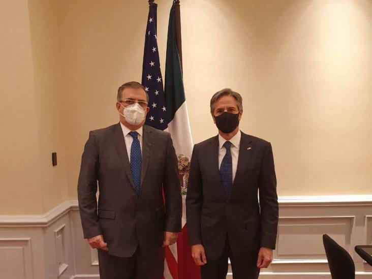 Se reúnen Marcelo Ebrard y el secretario de Estado de EE. UU. en Costa Rica Se reúnen Marcelo Ebrard y el secretario de Estado de EE. UU. en Costa Rica