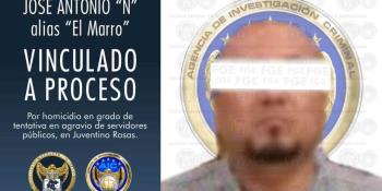 "El Marro" es vinculado a proceso por homicidio en grado de tentativa, en agravio de servidores públicos