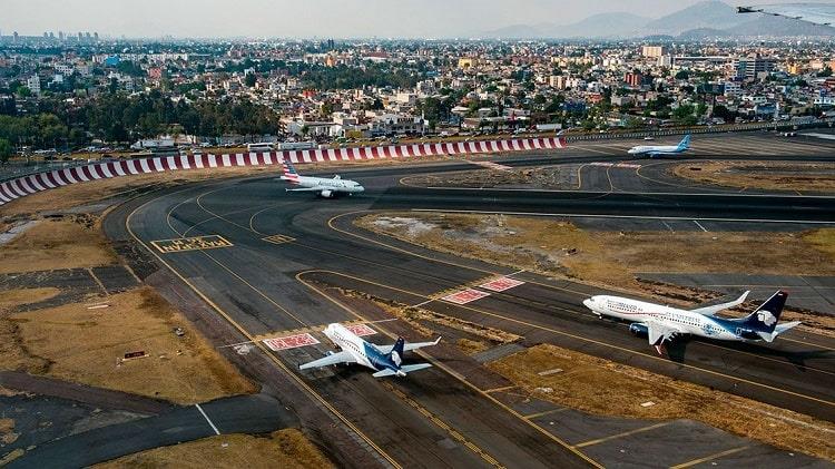 Reportan 10 incidentes graves en el AICM por rediseño del espacio aéreo Reportan 10 incidentes graves en el AICM por rediseño del espacio aéreo