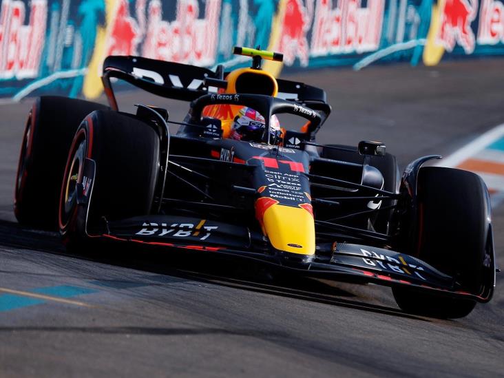 “Checo” Pérez es el más rápido en último entrenamiento previo al GP de Miami… pero saldrá en cuarto lugar “Checo” Pérez es el más rápido en último entrenamiento previo al GP de Miami… pero saldrá en cuarto lugar