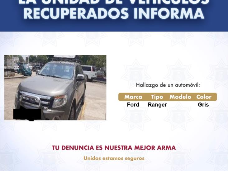 Recuperan 2 vehículos con reporte de robo en Centro Recuperan 2 vehículos con reporte de robo en Centro