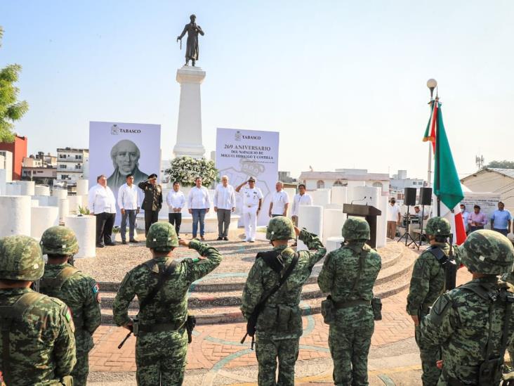 Tabasqueños, protagonistas del desarrollo de la patria: Nicolás Bautista en natalicio de Miguel Hidalgo Tabasqueños, protagonistas del desarrollo de la patria: Nicolás Bautista en natalicio de Miguel Hidalgo