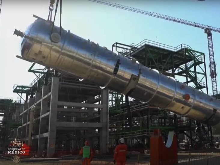 Reporta Sener avances en la instalación de equipos para la refinería de Dos Bocas Reporta Sener avances en la instalación de equipos para la refinería de Dos Bocas